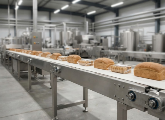 Esteira Griflex para indústria alimentícia fabricada pela Líder Esteiras